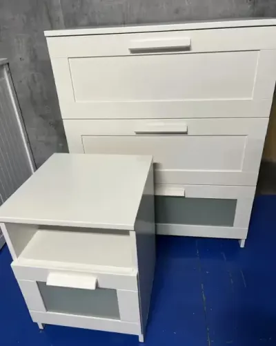 Komoda ikea brimnes + szafka nocna ikea brimnes + dostawa. — praca Kup_coś, Warszawa