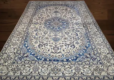 Perski dywan Nain - Rękodzieło z Iranu - Wspaniałej jakości 245x350cm — praca Gallery-Rugs, Sosnowiec