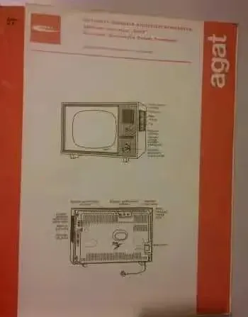Schematy urządzeń radioelektronicznych AGAT tv PRL — praca Ewelina, Wrocław