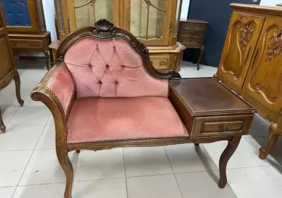 Stylowa, elegancka ławeczka telefoniczna. Transport na cały kraj. — praca Antiko, Katowice