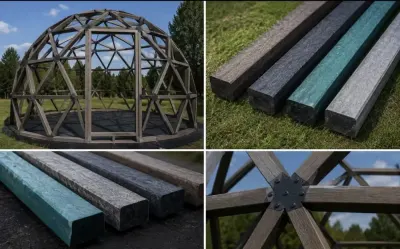 Tworzywo nie drewno!!! trwała!!! Kula geodezyjna szara Zadaszenie BASENU KOPUŁA GEODEZYJNA GEODOME DOME HOUSE ALTANA GLAMPING Szklarnia Strefa relaksu — praca Sprzedawca, Katowice