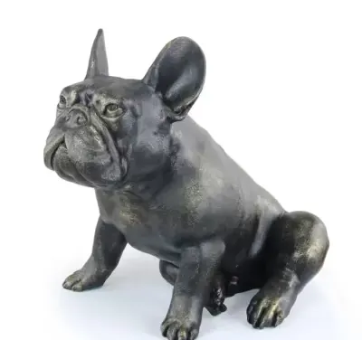 Buldog francuski II figurka pełnowymiarowa Art-Dog — praca Krzysztof Liszka, Żary