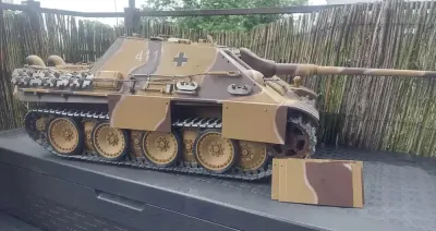 Czołg RC 1:10 Jagdpanzer V — praca Tadeusz, Gliwice