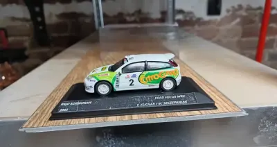 Ford Focus WRC 1:43 Tomasz Kuchar Rajd Kormoran 2003 Rally cars ixo altaya — praca Konrad, Słodków Pierwszy