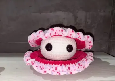 Handmade małż z perełką w środku — praca Martyna Rybitwa, Polkowice