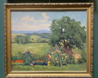 Obraz olejny Antoni Procajłowicz pejzaż 1941 r. — praca Patrycja, Bielsko-Biala