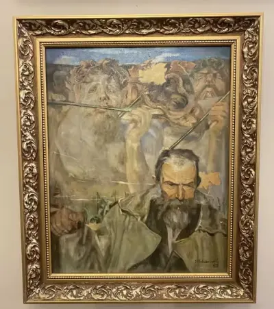 Obraz olejny Dariusz Kaleta Portret Adama Asnyka — praca Patrycja, Bielsko-Biala