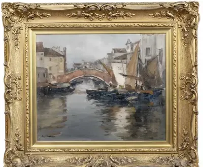 Obraz olejny Eugen Dekkert — praca Witold, Konopiska