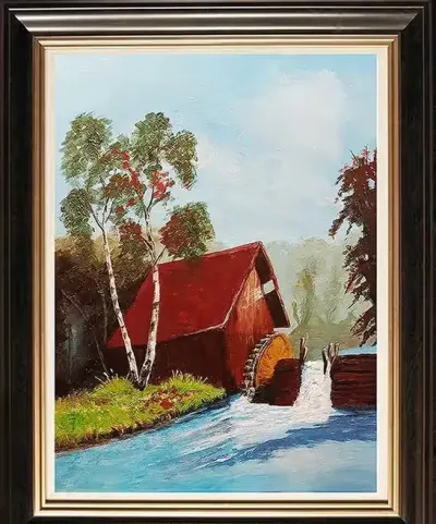 Obraz olejny - Jesienna Nostalgia — praca Bogusław, Bełchatów
