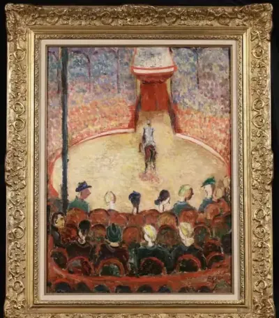 Obraz olejny z 1932 r. Jean Peske — praca Witold, Konopiska