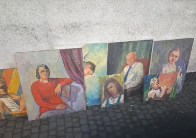 Obrazy H. Sosinowicz olej na płótnie łacznie 41 szt. — praca Bartek, Warszawa