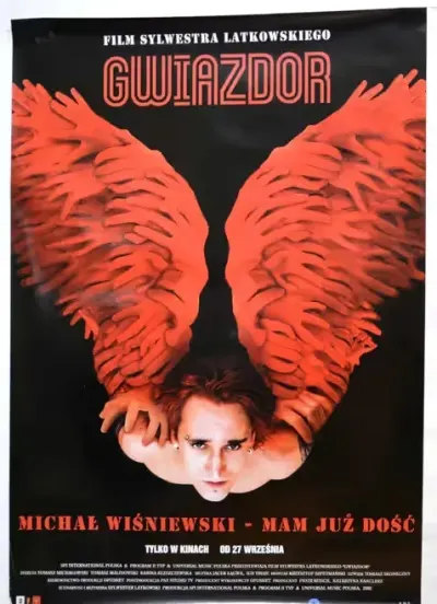 Oryginalny plakat kinowy Gwiazdor 2002 Michał Wiśniewski Ich Troje 68x98 cm plakat filmowy B1 — praca IG88, Wrocław