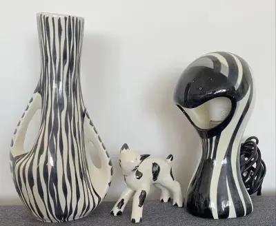 Picasso / Pikasiak / New Look / PRL / Ceramika / Fajans / Wazon mały Jan — praca Jacek, Włocławek