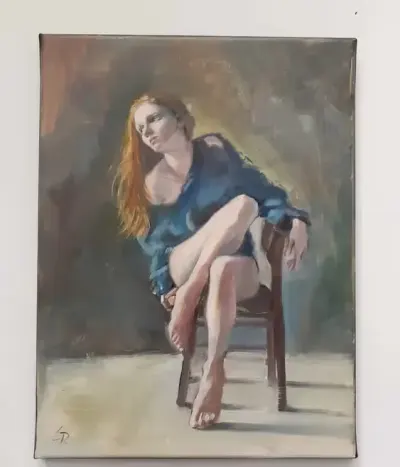 Ruda. Obraz olejny na płótnie. 30x40 cm — praca Wojciech, Sulejówek