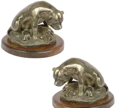 Staffordshire Bull Terrier figurka na drewnie Art-Dog — praca Krzysztof Liszka, Żary