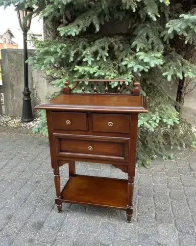 Stylowa Komoda, Szafka, Kredens, Sekretarzyk, Ludwik Uniakt Po Renowacji — praca Elżbieta, Czacz