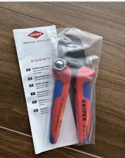 Szczypce do zaciskania tulejek KNIPEX (zaciskanie w sześciokąt) — praca Jarek, Gdynia