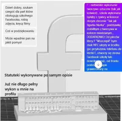 Wykon spersonalizowanych postaci/ozdób/statuetek 3d druk żywica fdm figurka psa pies dog ozdoby urodziny prezent urodzinowy walentynki cosplay druk 3d — praca sob3dfigurki, Szczecin