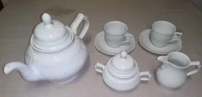 Filiżanki, cukiernice, porcelana  - ROSENTHAL: Sanssouci, Maria , trio — praca właściciel, Wrocław
