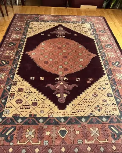 Piękny w 100% wełniany dywan do salonu (270 x 195cm) — praca Ewa, Wrocław