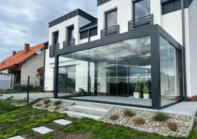 PROMOCJA ! ! Pergola Aluminiowa Lamele Zadaszenie Taras Led Transport — praca ogrodzeniaizadaszenia, Katowice