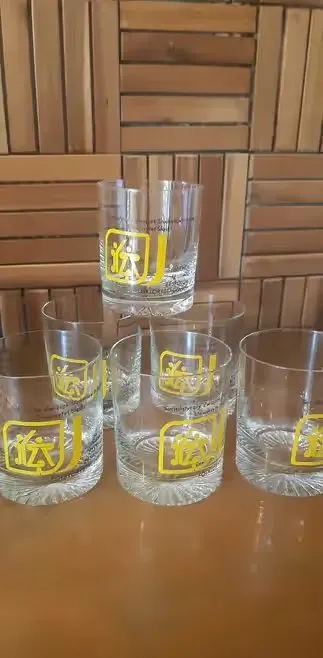 Szkło z PRL - u. Szklanki do alkoholu LIMITOWANA LINIA — praca Wiola, Katowice