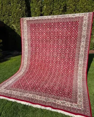 Dywan Kaszmirowy Wełniany PERSKI INDO Herati Bidjar 350x240 NAJTANIEJ W PL — praca Dywany Świata, Zielona Góra