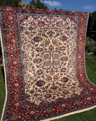 Dywan Kaszmirowy Wełniany Perski Tabriz 330x250 galeria 23 tyś — praca Dywany Świata, Zielona Góra