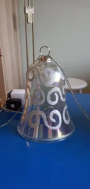 Dzwon dekoracyjny led — praca Jola, Bydgoszcz