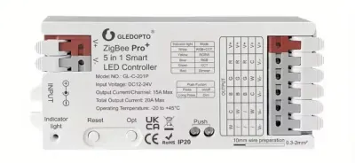 GLEDOPTO ZigBee 3.0 Pro+ Kontroler LED 5-w-1 — praca Wojtek, Kopanka