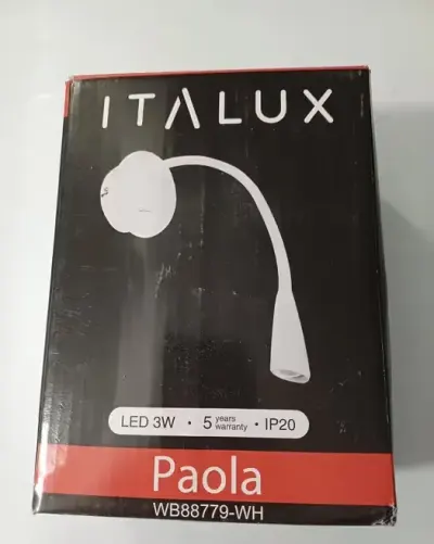 Kinkiet Italux Paola WB88779-WH czarny — praca Marzena, Zielona Góra