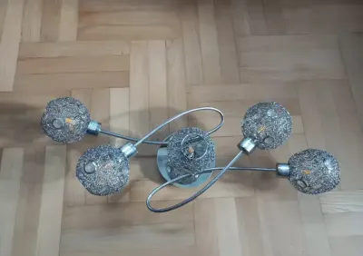 Lampa 5 źródeł światła — praca Marianna, Bydgoszcz