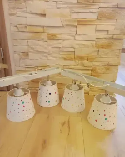 lampa dziecięca lampa do pokoju dziecięcego lampa dla dziewczynki — praca Mariola, Toruń