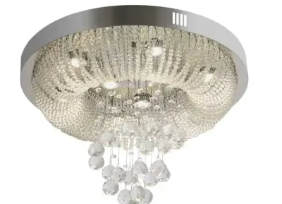 Lampa glamour kryształ — praca dmk, Rzeszów