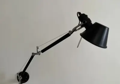 Lampa kinkiet scienny replika Artemide Tolomeo micro parete — praca Grzegorz, Warszawa