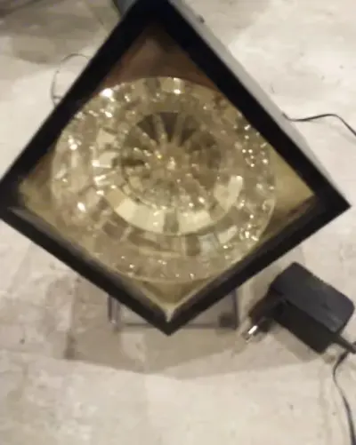 Lampa Led z podstawką — praca Justyna, Czeladź