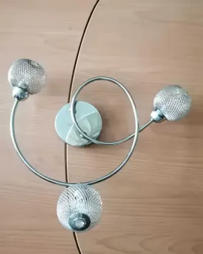 Lampa podsufitowa Globo lighting Typ 56683-3, chrom — praca Maja, Słubice