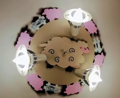Lampa sufitowa OWIECZKA — praca Mi, Olsztyn