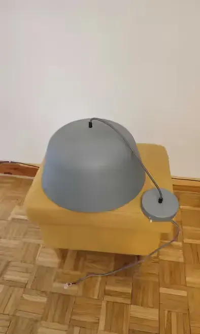 Lampa sufitowa w stylu industrialnym — praca Maciek525, Radom
