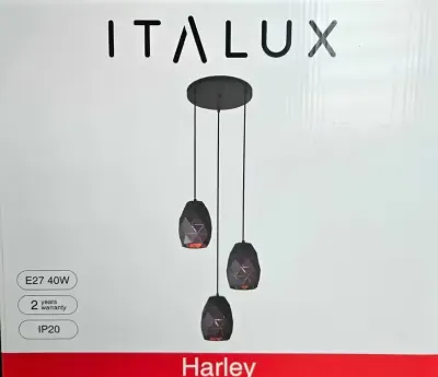 Lampa wisząca Italux Harley 3-punktowa — praca Monika, Katowice