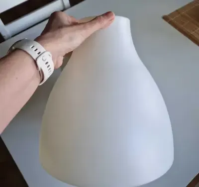 Lampa wisząca Melodi Ikea 28 cm sufitowa biała — praca Agnieszka, Wrocław