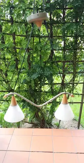 Lampa wisząca podwójna — praca Artur, Dąbcze