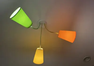 Lampa wisząca WIRE COLOUR 2106 do pokoju dziecięcego TK Lighting — praca Hubert, Ząbki