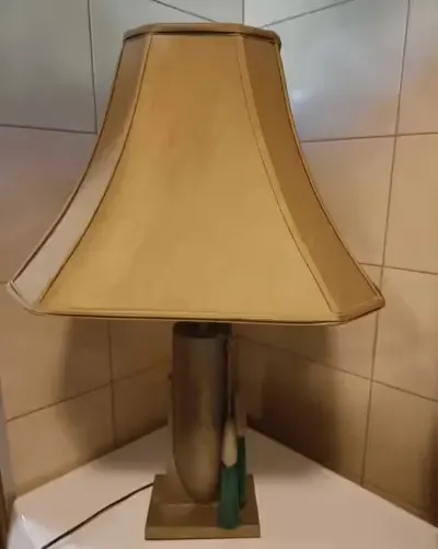 Lampa z abażurem — praca Dorota, Gdynia