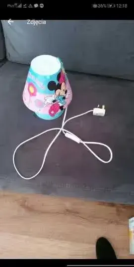 lampka nocna myszka minnie — praca jak, Włocławek