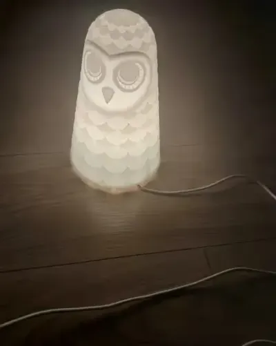 Lampka nocna sowa IKEA SOLBO LED 23 cm – stan bardzo dobry — praca Dawid, Kraków