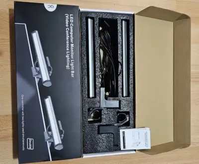 Lampka zawieszana dwuczęściowa LED na monitor Nowa — praca Bartez, Bielsk Podlaski