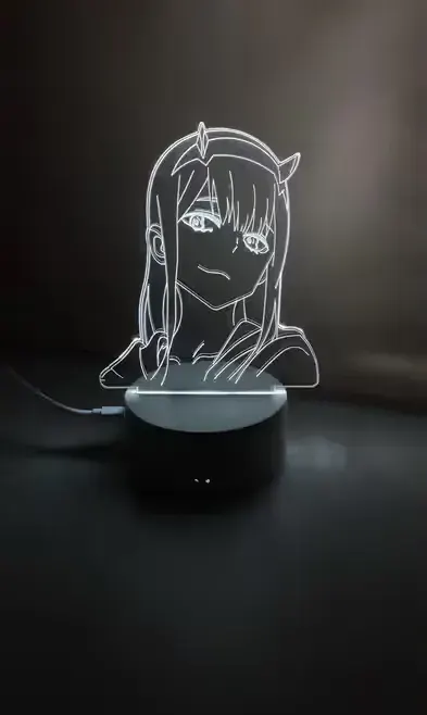Lampka zero two Anime Darling in the franxx Led — praca Nazar, Marki