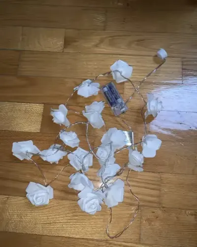 lampki światełka na łańcuchu led na baterie — praca Wiktoria, Radziejowice-Parcel