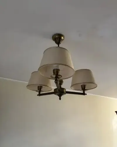 Lampy sufitowe miedz patyna plus kinkiety zarowki led uzywane bardzo ladne Okazja — praca 績效管理, Poznań